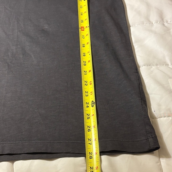 American Eagle charcoal Gray Henley T-Shirt - Picture 7 of 8